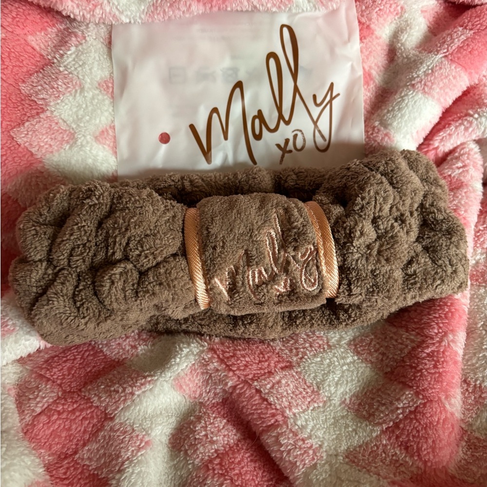 Mally Brown Plush Headband